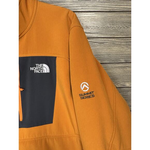 North Face Jacket Mens XL Orange Bionic Fleece Lined Softshell Summit Series - Picture 5 of 14